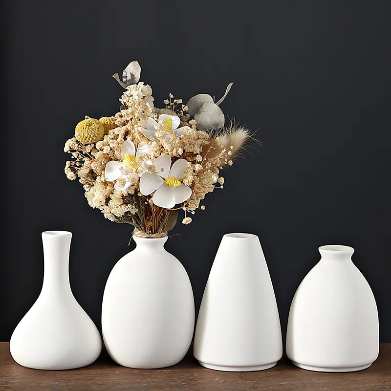 DESITA Factory Home Decoration Vases Nordic Modern Decorative Bulk Ceramic Vases Flower Ceramic Vases