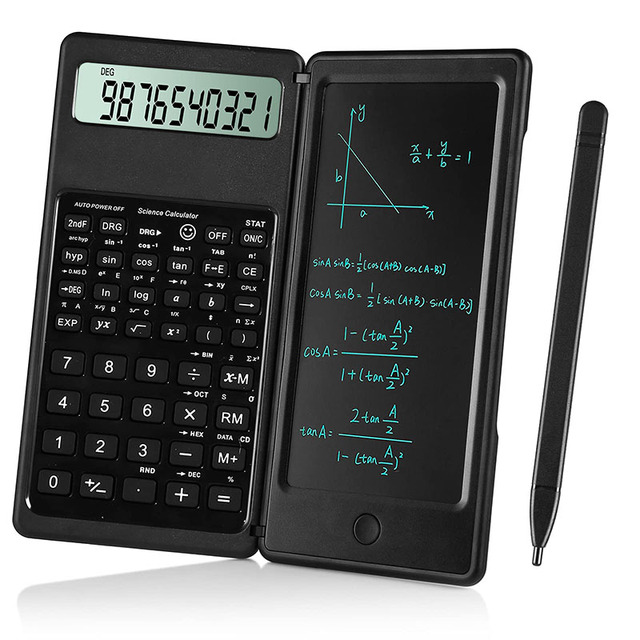 Bview Art Digit Large Screen Scientific Math Calculators for Middle High School and College