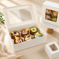 Boîte d'expédition personnalisée écologique pour pâtisseries, en carton ondulé, pour cupcakes, beignets, pâtisseries et desserts