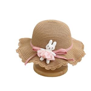 Set Estivo Casual Genitore-Figlio: Cappello da Sole in Paglia di Rafia Traspirante e Borsa per Neonati e Bambini, Protezione Solare Unisex - Product Image 5