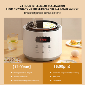 Cuiseur à <span class=keywords><strong>riz</strong></span> intelligent de Style <span class=keywords><strong>japonais</strong></span> 110V 2.5L ménage petit <span class=keywords><strong>autocuiseur</strong></span> électrique intelligent 220v revêtement intérieur antiadhésif blanc - Product Image 4