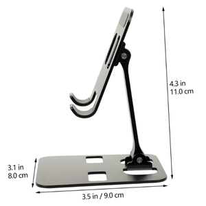 Accessoires pour téléphone portable Support de bureau Présentoir pliable en métal pour téléphone portable Support universel flexible pour téléphone portable - Product Image 2