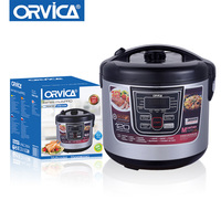 Olla Eléctrica Multiusos Programable Digital de 5L, Vaporera, Arrocera con Recipiente Antiadherente