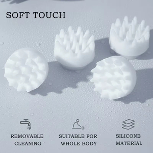 Masajeador Eléctrico Inalámbrico para Cabeza, Herramienta de Masaje para Cuero Cabelludo, Impermeable, Relajante Corporal, Masajeador de Tejido Profundo para Hombros y Cuello - Product Image 4