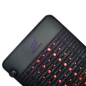 Luxuryade A050 fotone a infrarossi a luce rossa Bio tormalina di cristallo ametista materassino massaggio corpo terapia PEMF riscaldato - Product Image 3