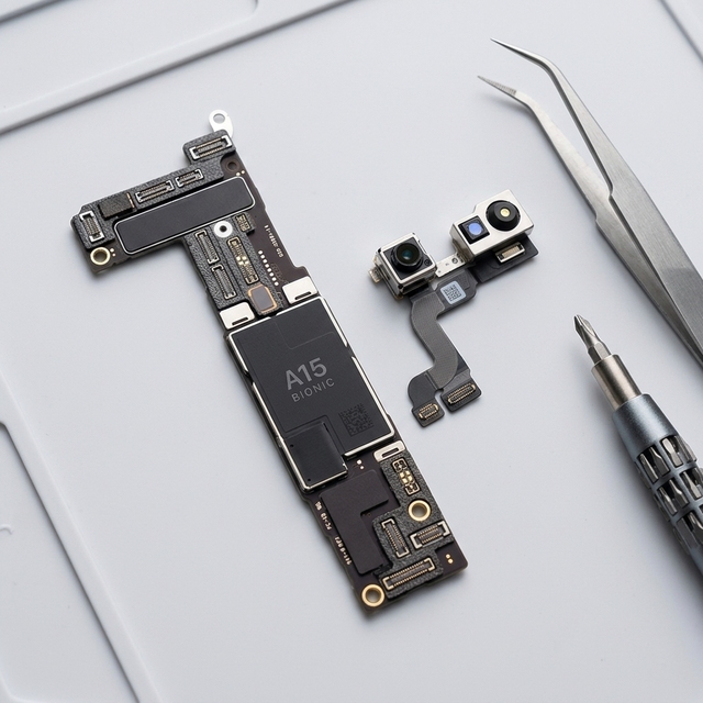 High Quality Original Unlocked Motherboard for iPhone 14 128GB US Version Single SIM E-SIM with Face ID Replacement Logic Board