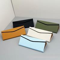 Nouvel étui à lunettes en cuir PU tendance et populaire, boîte à lunettes de haute qualité, vente en gros