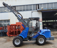 Chargeuse sur pneus télescopique HAIJU 1600 kg 4x4 avec dispositif de levage parallèle, châssis en acier épais, peinture antirouille 3 couches, moteur CE Euro5