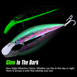 Esca Rigida FJORD OEM UV <span class=keywords><strong>Effe</strong></span> 110mm 37g per Pesca Sportiva, Esca Affondante per Pesca a Traina in Acque Profonde, Minnow 110mm per Acqua Salata - Product Image 4