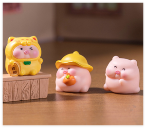 Jouets pour enfants, cadeau 2026, tendance, mignonnes mini figurines de cochons DIY, adorables, en plastique, jouets de dessin animé pour enfants, fabricant, beaucoup de stock - Product Image 6