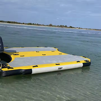 Plate-forme de quai flottant gonflable pour sports nautiques Plate-forme flottante gonflable pour divertissement Sea Jetski Yacht Dock