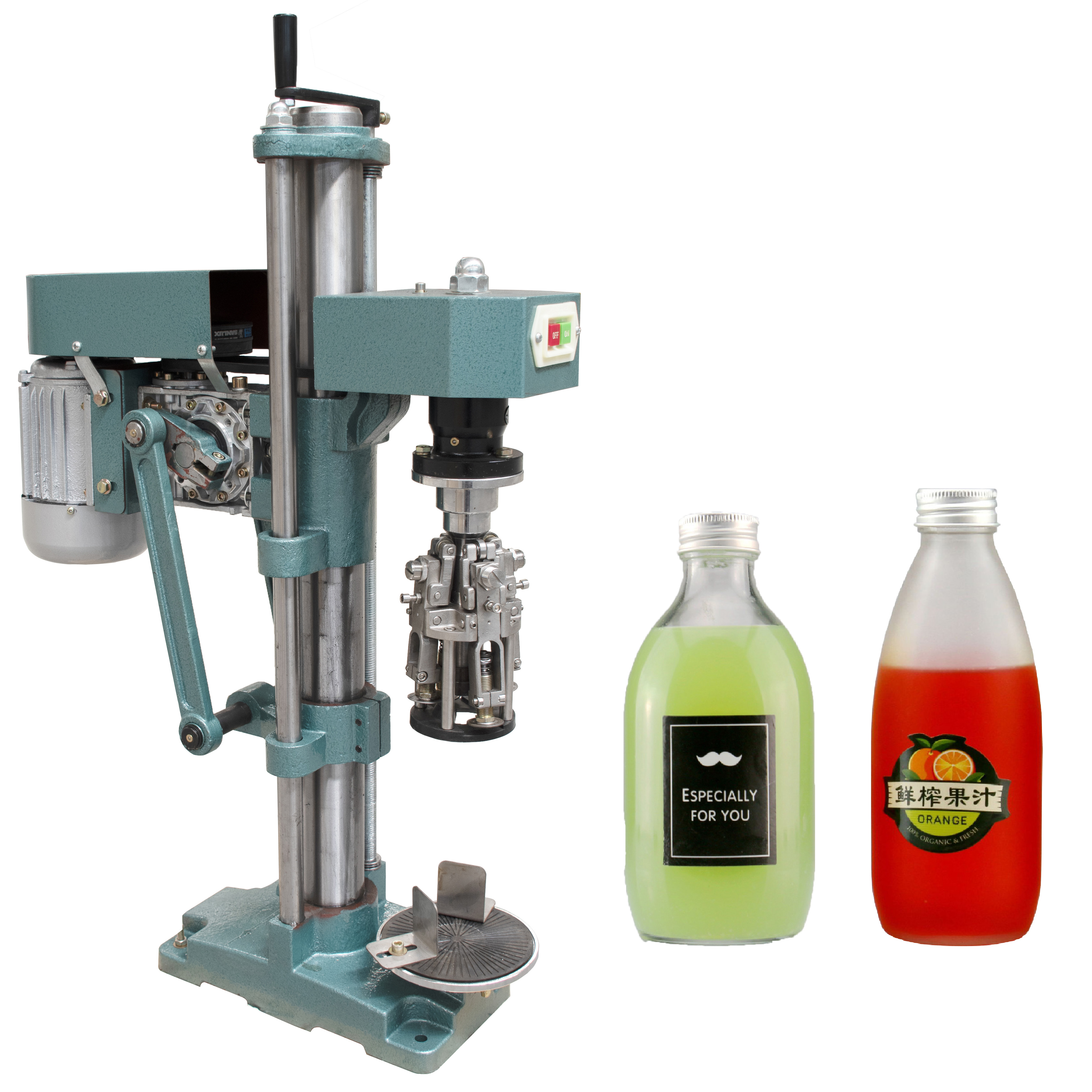 Semi-automatic Screw Capping Machine for Glass Bottle wine bottle ropp capper