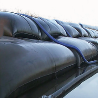 Géotube de déshydratation en géotextile tissé pour la protection des berges contre l'érosion, alternative aux sacs de sable