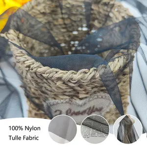 Hete Verkoop Tule Voor Trouwjurken 100% Nylon Mesh Breien Effen Kleur Tule Stof Materialen Voor Voering Vrouw Jurk Maken