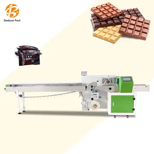 Multifunctional Pillow Wrapping Lolly Semi Automatic Baby Diaper Packing Flow Cookie Pack Cartoon Manual Packaging Machine