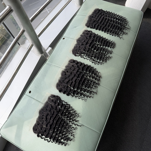 ผมแท้ 100% แบบลูกไม้โปร่งใส HD ขนาด 13x6  แบบ Deep Wave  พร้อมผมปิดหน้าผากแบบ HD Virgin ขนาด 6x6 13x4 13x6 สำหรับผู้หญิงผิวสี - Product Image 4
