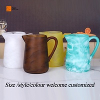 Creatieve Polyresin Op Maat Gemaakte Blauwe Werveling Ketel Koud Brouwen Ijsthee & Water Kan Hars Pitcher & Tankard Groothandel & Waterkokers