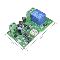 Module de relais de contrôle à distance WiFi APP, prend en charge la télécommande 433 MHz, verrouillage automatique, temporisation sans fil, maison intelligente