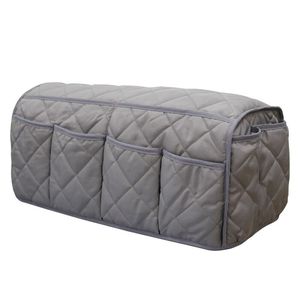 Sofa Armrest <b>Storage</b> Bag Blue Multipurpose Living Room Side Organizer With Pockets For <b>Remote</b> <b>Control</b> And Accessories - Product Image 4
