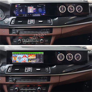 วิทยุแอนดรอยด์ RoadNavi จอคู่ ขนาด 21 นิ้ว สำหรับรถยนต์ BMW ซีรีส์ <span class=keywords><strong>5</strong></span> รุ่น F10 F11 CIC NBT และ X5 X6 รุ่น F15 F16 NBT ปี 2010-2017 - Product Image 4