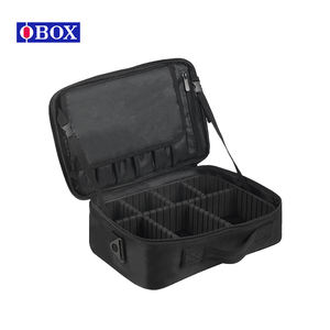 Bolsa de maquillaje de viaje Relavel con espejo LED, estuche de tren cosmético, bolsa organizadora portátil para Artista de maquillaje con divisores ajustables - Product Image 3