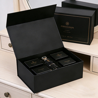 Boîte de luxe personnalisée en carton rigide biodégradable avec fermeture magnétique pour cosmétiques, parfums, crèmes visage et poudres en vrac, avec gaufrage