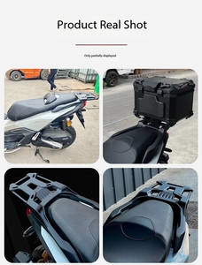 Pour <span class=keywords><strong>moto</strong></span> Honda Adv 160 accessoires porte-bagages <span class=keywords><strong>moto</strong></span> en alliage d'aluminium contre-pointe support de boîte supérieure Adv160 supports <span class=keywords><strong>2023</strong></span> - Product Image 4