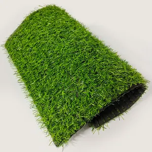 Extérieur haute densité 20mm 25mm 30mm 40mm gazon synthétique rumput sintetis artificiel faux gazon tapis herbe