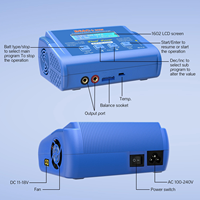 Chargeur-déchargeur de batterie RC double alimentation AC HTRC B6AC 80W pour batteries LiPo, Li-ion, NiMH, Ni-Cd