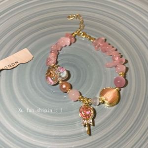 Candy Imitation Natural Jade Beads <b>Bracelet</b> for Women Round <b>Beaded</b> Sweet Lollipop Pendant Handmade Crystal <b>Bracelet</b> for Women - Product Image 6