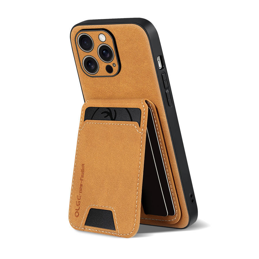 [golden brown] card bag