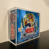 Étui de présentation de marque en acrylique transparent de haute qualité, résistant aux UV, épaisseur 4 mm, personnalisé pour boîte de boosters YuGiOh