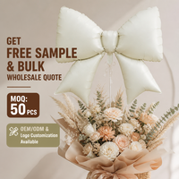 Ballon Nœud Papillon Mat Métallique de 38 Pouces Couleur Personnalisée pour Décoration de Fête, Toile de Fond Photo, Mariage et Événements de la Saint-Valentin