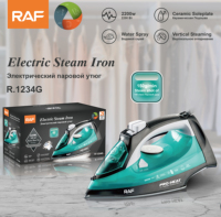RAF 2200W populaire semelle en céramique vapeur verticale presse électrique repassage fer à vapeur pour tissu tissu