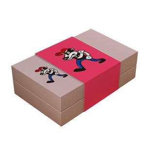 Umwelt freundliche benutzer definierte Design bedruckte Box-Hülle Verpackung Benutzer definierte Socken hülle Papier hülle Verpackung - Product Image 2