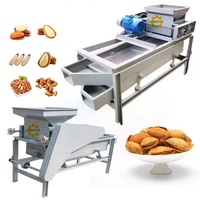 Machine automatique de décorticage de noyau d'abricot d'épluchage d'amande de fissuration de noisette d'équipement commercial