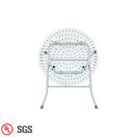 Usine pas cher prix table pliante portable hauteur de barre commerciale ronde haute table pliante