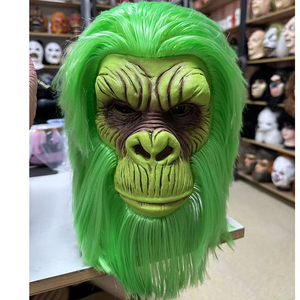 Style chaud carnaval déguisement chapeaux Halloween maquillage boule accessoires singe Cosplay <span class=keywords><strong>masque</strong></span> pleine tête fête <span class=keywords><strong>masque</strong></span> - Product Image 1