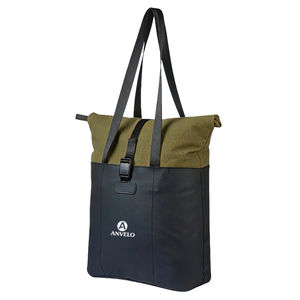 Sacoche de vélo imperméable en PET recyclé avec compartiment pour ordinateur portable, crochets <span class=keywords><strong>MIK</strong></span>, capacité 15-20L - Product Image 2