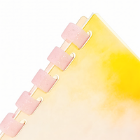 Cahiers personnalisables à spirale avec des motifs colorés en aquarelle pour étudiants