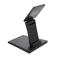 Support d'écran d'ordinateur semi-métallique avec fixation VESA 75*75mm 100*100mm en option, type pliable semi-métallique, hauteur réglable, en stock