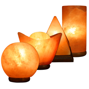 โคมไฟเกลือหิมาลัยแกะสลักสีชมพูธรรมชาติคุณภาพสูง ขายส่ง - Product Image 1