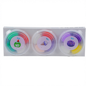 MIKATALE Eid Al-Fitr Série Premium Fraise Sweetheart Pâte à modeler moussante ultra-légère à séchage à l'air pour activités interactives parent-enfant DIY - Product Image 1