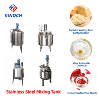 Homogénéisateur industriel vertical en acier inoxydable 100-5000L automatique pour la transformation de jus, confitures, gelées et produits chimiques