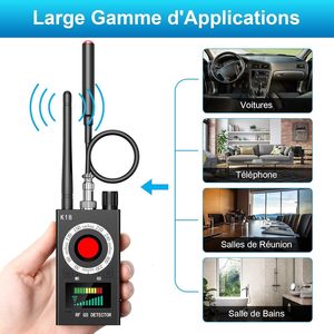 K18 Mini GPS Tracker Detector <span class=keywords><strong>Hidden</strong></span> Camera Bug ABS Chất Liệu Microphone Phát Hiện Micro Bug Của Hacker Thiết Bị Cho Du Lịch Khách Sạn Sử Dụng - Product Image 4