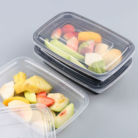 Vente directe usine – Contenants alimentaires jetables en plastique PP écologiques de qualité alimentaire pour sushis, nouilles, repas, restaurants et fêtes