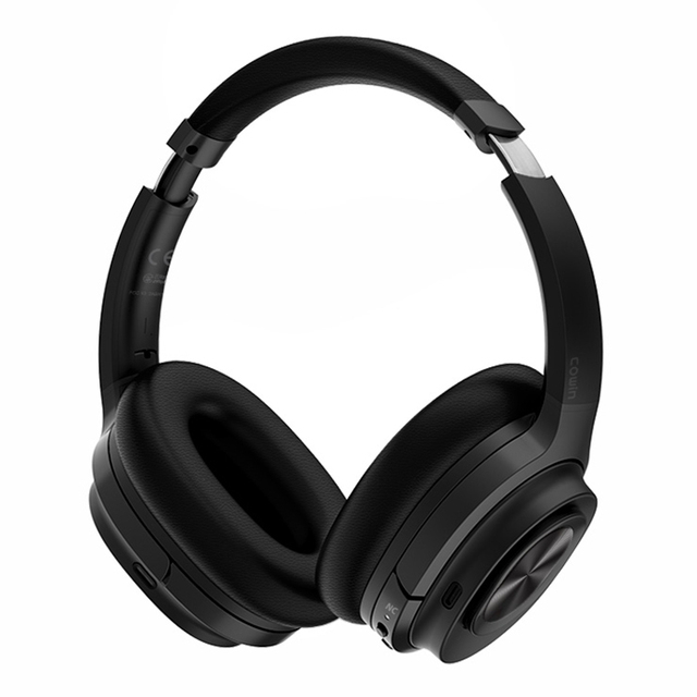 Hybrid ANC Headphones BT 5.2 Over-ear Earphones with Super Bass and Hi-fi Sound