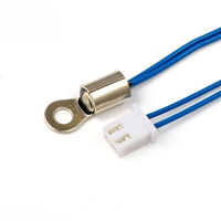 Capteur de température à montage en surface 5K 10k 100k 3950 pour plaque chauffante d'alimentation, longueur de câble sur mesure, capteur de température filaire