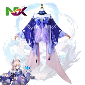 Costume de cosplay Genshined Sangonomiya <span class=keywords><strong>Kokomi</strong></span>, tenue sexy d'anime, uniforme, costumes de fête d'Halloween pour femmes - Product Image 1