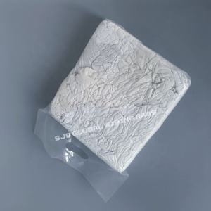 Chiffons en coton pur 2024 blancs pour atelier industriel, sacs de 1 kg, 10 kg, 25 kg, 100 kg pour le nettoyage - Product Image 1